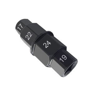 Llave múltiple 4 bocas 17/19/22/24 mm para válvulas, racores o servicio A/C